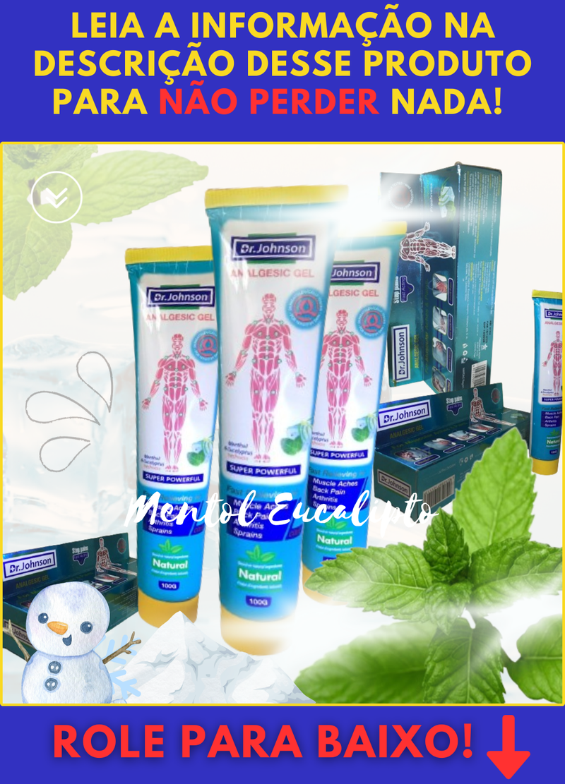 Mentol Eucalipto - Alivio para dores musculares!