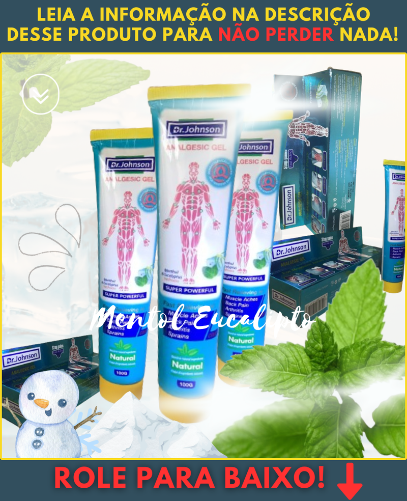 Mentol Eucalipto - Alivio para dores musculares!